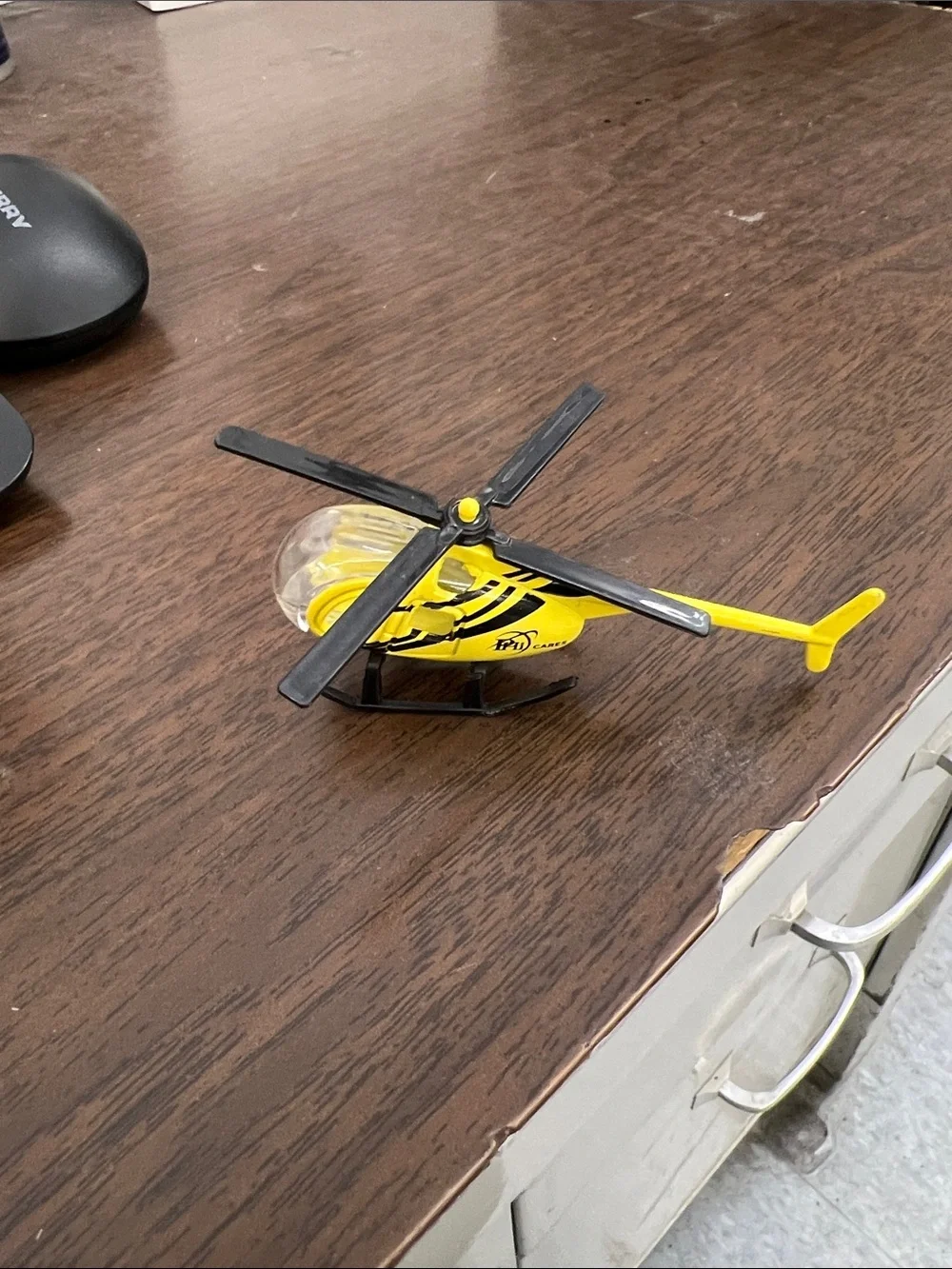 Bright Yellow Rescue Helicopter Toy for Kids - Unbranded